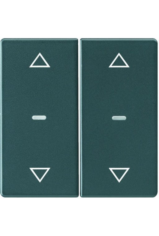 BERKER KNX Q.x Abdeckung für Tastsensor Modul mit Pfeile 2fach anthrazit samt