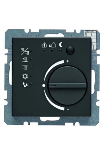 BERKER KNX Q.x Raumtemperaturregler mit 4fach Tasterschnittstelle ant. samt