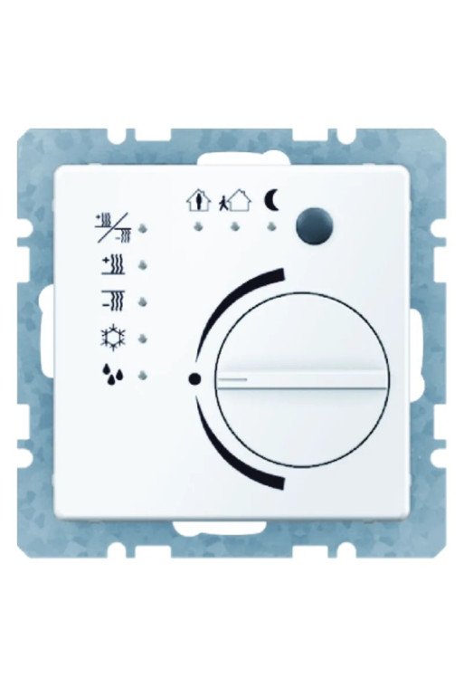 BERKER KNX Q.x Raumtemperaturregler mit 4fach Tasterschnittstelle pw. samt