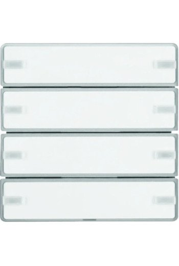 BERKER KNX Q.x Tastsensor 4fach Komfort alu samt