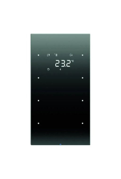 BERKER KNX R.3 Touch Sensor 3fach RTR Glas schwarz