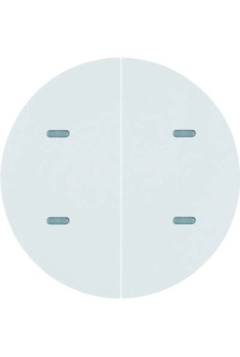 BERKER KNX R.x Tastsensor 2fach Komfort polarweiß glänzend