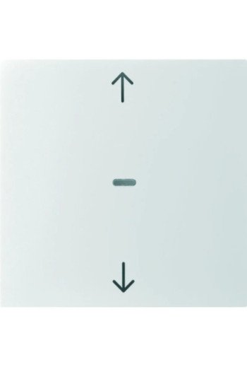 BERKER KNX S.1 Abdeckung für Tastsensor Modul mit Pfeile 1fach weiß glänzend