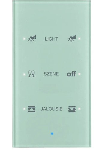 BERKER KNX TS Sensor 3fach Komfort konfiguriert Glas alu