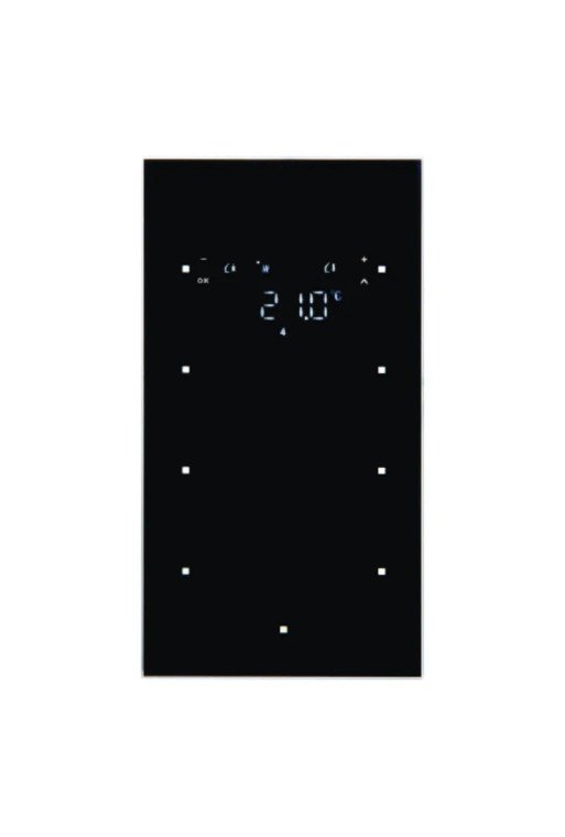 BERKER KNX TS Sensor 3fach mit RTR Glas schwarz