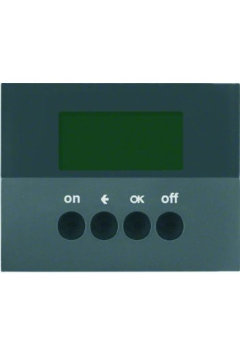 BERKER KNX-Funk K.1 Zeitschaltuhr anthrazit matt