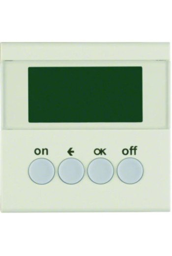 BERKER KNX-RF S.1 Zeitschaltuhr weiß glänzend