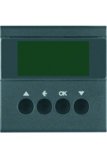 BERKER KNX-RF S.1/B.x Jalousie-Schaltuhr anthrazit matt