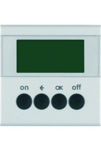 BERKER KNX-RF S.1/B.x Zeitschaltuhr alu matt