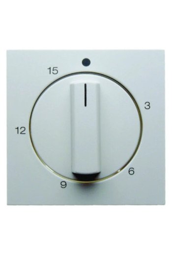 BERKER S.1/B.x Zentralstück für 15 Min. Zeitschaltuhr polarweiß matt