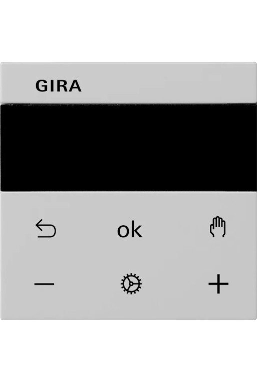 GIRA S3000 Jal.- + Schaltuhr Display System 5 5 Grau m