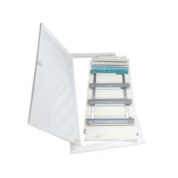 Rahmen mit Tür und Einsatz für KVH hoch 4-reihig