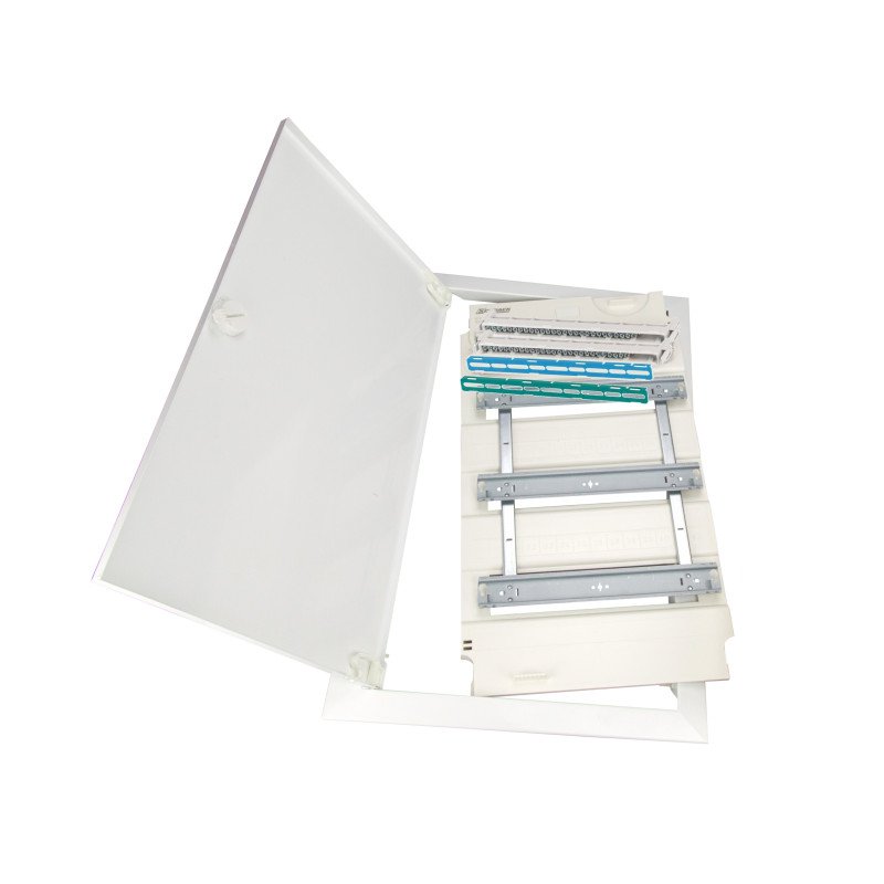 Rahmen mit Tür und Einsatz für KVH hoch 3-reihig