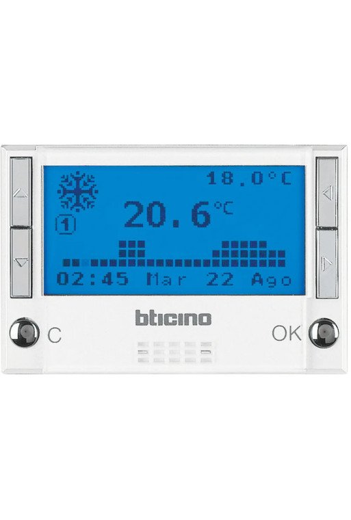 BTICINO Chronothermostat white