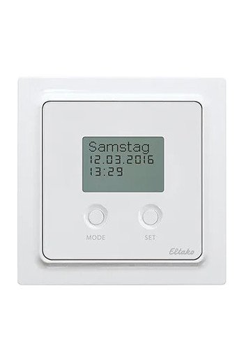 ELTAKO Funksensor Schaltuhr im E-Design55 mit D isplay
