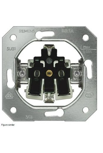 SIEMENS DELTA Schuko-Steckdoseneinsatz 10/16A 25 0V Mit schraubenlosen Anschlussklemme.