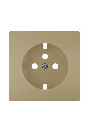 SIEMENS DELTA style SCHUKO-Näpfchen gold für Mit telschutzkontakt ohne Einsatz