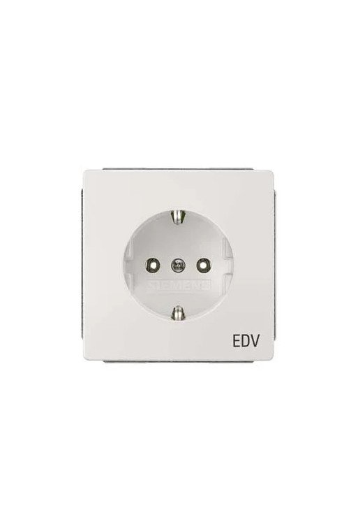SIEMENS DELTA style Steckdose mit Bedruckung EDV 