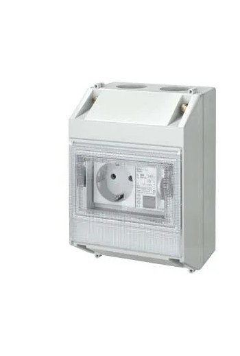 SIEMENS FI-Sicherheitssteckdose T55 Typ A (PSE/S SF) 16A 2-pol. IFN 30mA 125-230V 2TE in