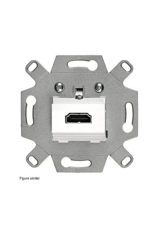 SIEMENS HDMI-Anschlussdose Schraubklemmen weiß DELTA i-system