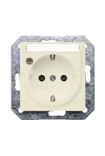 SIEMENS Schuko-Steckdose mit Betriebsanzeige und BSF