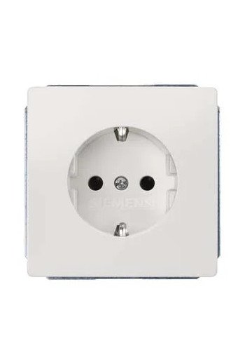 SIEMENS Schuko-Steckdose mit erh. BS. DELTA style