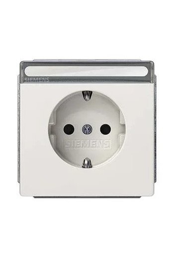 SIEMENS Schuko-Steckdose mit erh. BS. und BSF DELTA style