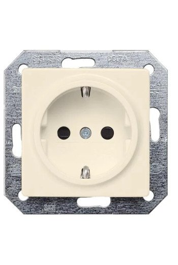 SIEMENS Schuko-Steckdose mit erh.BS.ohne Krallen DELTA i-system