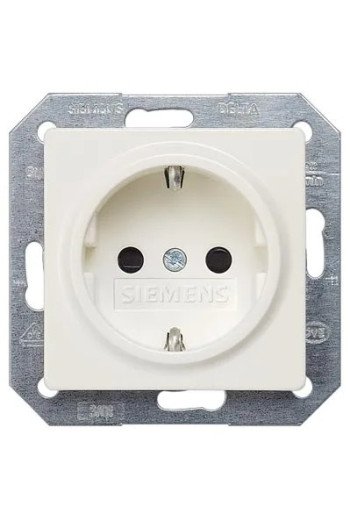 SIEMENS Schuko-Steckdose mit erh.BS.ohne Krallen DELTA i-system