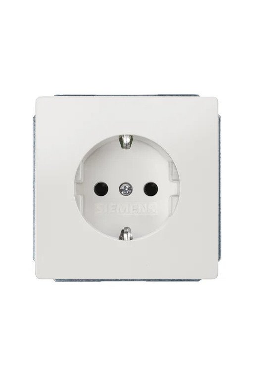 SIEMENS Schuko-Steckdose mit erh.BS.ohne Krallen DELTA style