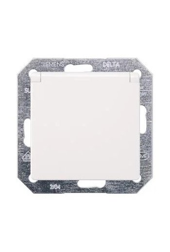 SIEMENS Schuko-Steckdose mit Klappdeckel und erh. BS.