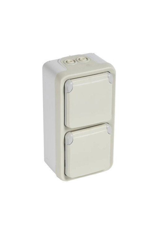 LEGRAND 2P+T SCHUKO PRECAB. 2PV BLANC SAILLIE
