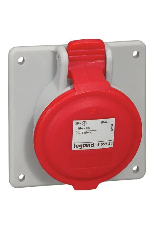 LEGRAND CEE-Steckdose 4P 16A 415V Rot IP44