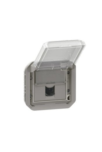 LEGRAND Einsatz RJ45 Datendose Kategorie 6A STP in der Farbe: Grau