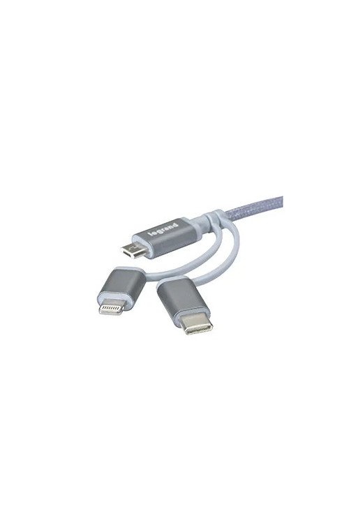 LEGRAND Kabel 3 in 1 Micro USB/USB C/Lightning