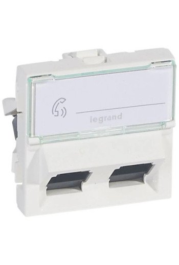 LEGRAND Mosaic 2-fach RJ45