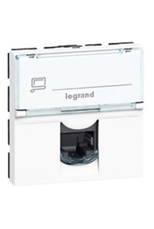 LEGRAND Mosaic Datendose C6 STP 90° 2-modulig we iss