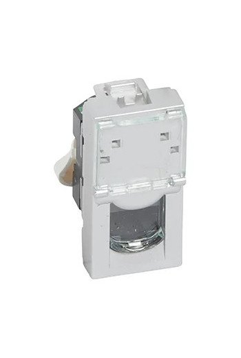 LEGRAND Mosaic Datendose Cat5e UTP 1-modulig Alu