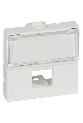 LEGRAND Mosaic Datendosen Adapter Infra 2-moduli g in der Farbe: Ultraweiß