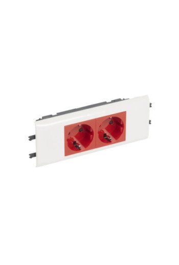 LEGRAND Mosaic Steckdose SDO 2f cod. DLP 65mm SL rt