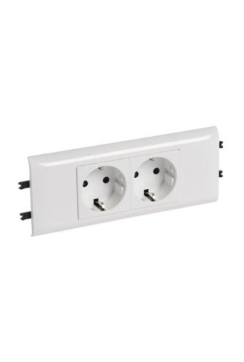 LEGRAND Mosaic Steckdose SDO 2f DLP 65mm SL ws