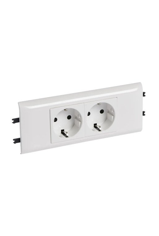 LEGRAND Mosaic Steckdose SDO 2f DLP 65mm SL ws