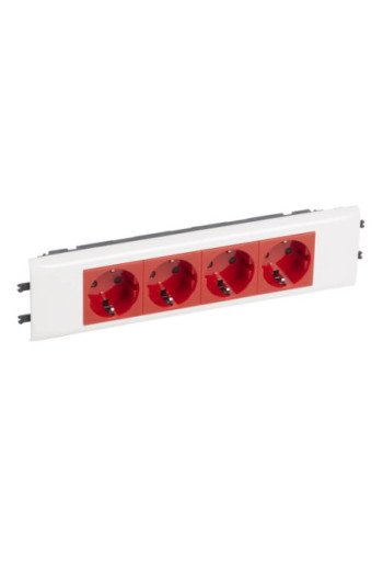 LEGRAND Mosaic Steckdose SDO 4f cod. DLP 65mm SL rt