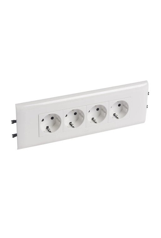 LEGRAND Mosaic Steckdose SDO 4f DLP 85mm SL ws