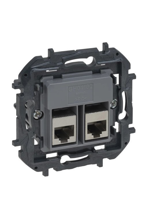 LEGRAND Niloe Step V4 Einsatz Datendose 2XRJ45 K at6 Utp