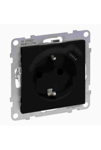 LEGRAND SEANO Schuko-Steckdose + USB-C mit Steck klemmen
