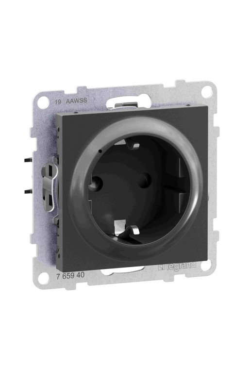 LEGRAND Seano with Netatmo Schuko-Steckdose Farb e: Anthrazit