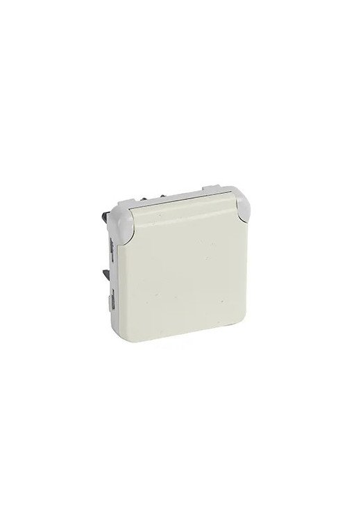 LEGRAND Steckdose (SL) 1-fach IP44 Feuchtraum Mo dular Plexo 55 weiß