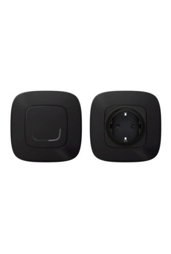LEGRAND Valena Allure with Netatmo STAND-ALONE-S ET Steckdose + Sender Farbe: Schwarz