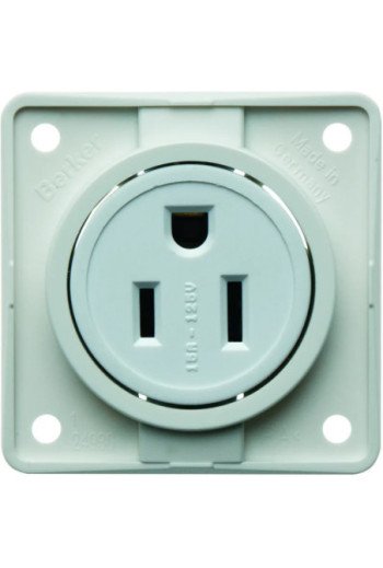 BERKER INTEGRO NEMA 5-15R Steckdose mit Schutzkontakt USA/Kanada